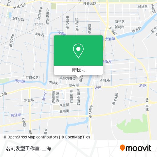 名刘发型工作室地图