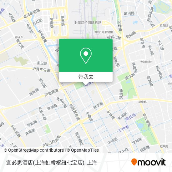 宜必思酒店(上海虹桥枢纽七宝店)地图