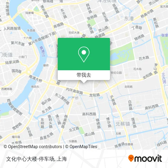 文化中心大楼-停车场地图