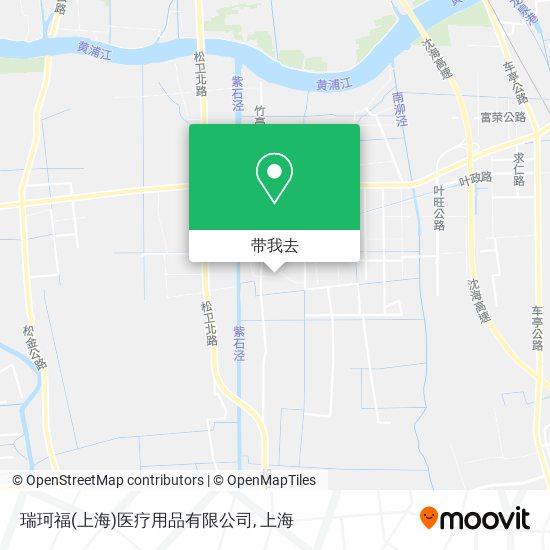 瑞珂福(上海)医疗用品有限公司地图