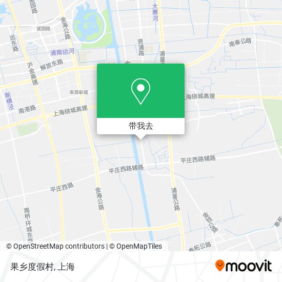 果乡度假村地图