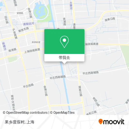 果乡度假村地图