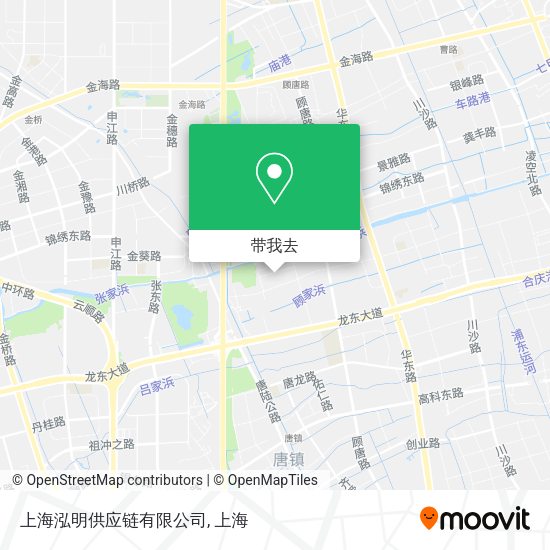 上海泓明供应链有限公司地图