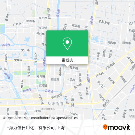 上海万佳日用化工有限公司地图