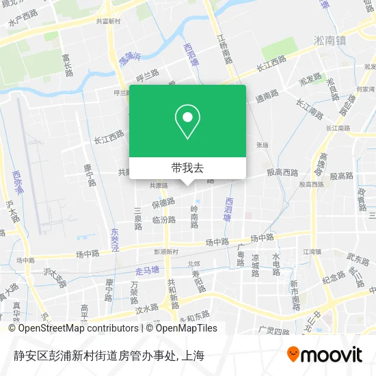 静安区彭浦新村街道房管办事处地图