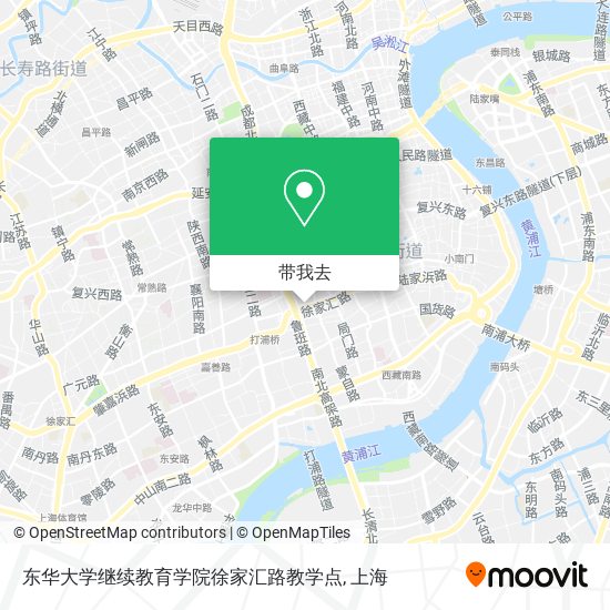 东华大学继续教育学院徐家汇路教学点地图