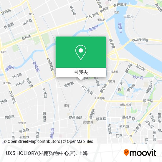 UX5 HOLIORY(淞南购物中心店)地图