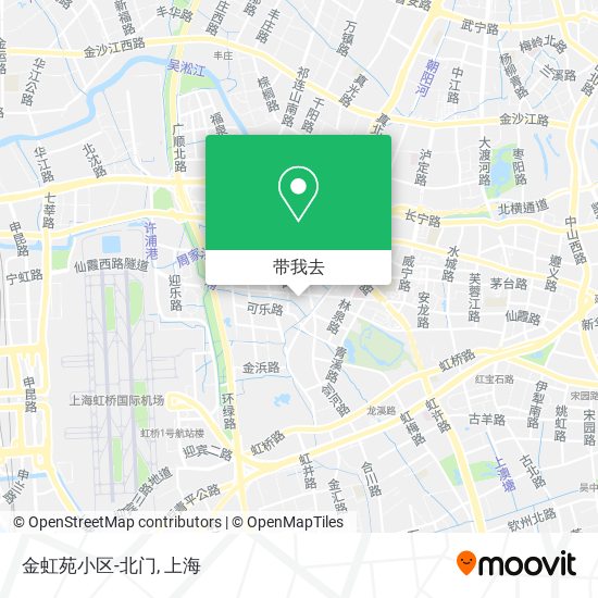 金虹苑小区-北门地图