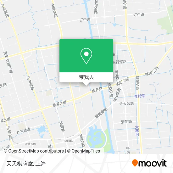 天天棋牌室地图