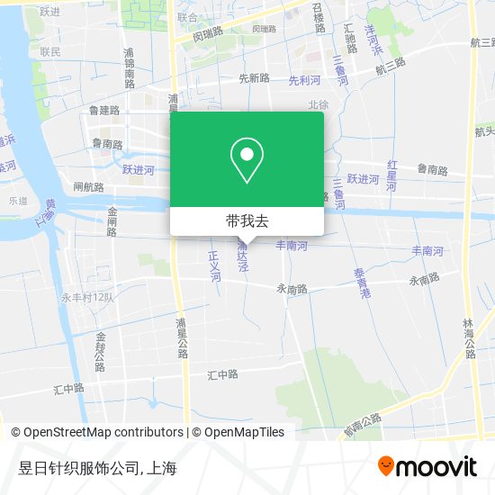 昱日针织服饰公司地图