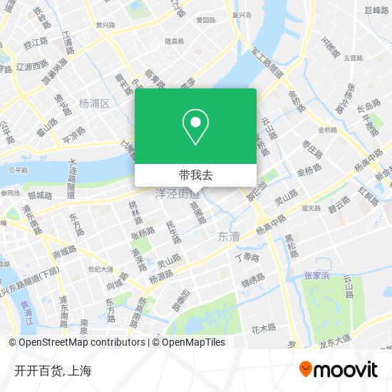 开开百货地图