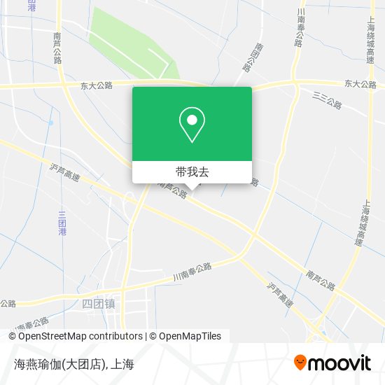 海燕瑜伽(大团店)地图