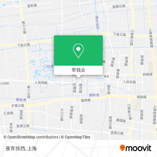 夜宵排挡地图