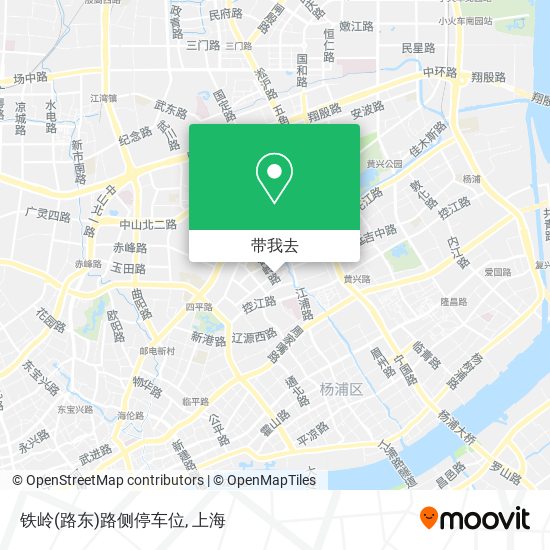 铁岭(路东)路侧停车位地图