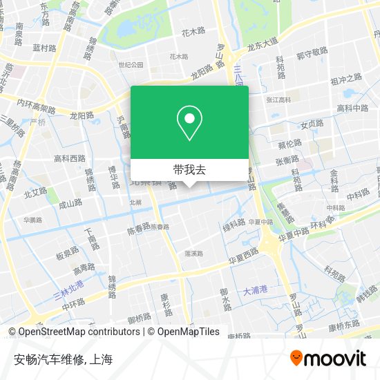 安畅汽车维修地图