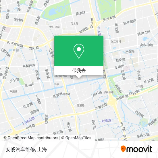 安畅汽车维修地图