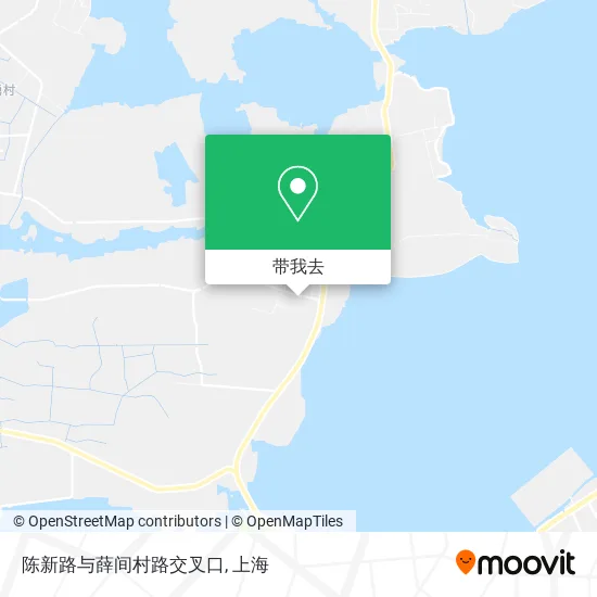 陈新路与薛间村路交叉口地图