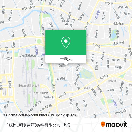 兰妮比加利(吴江)纺织有限公司地图