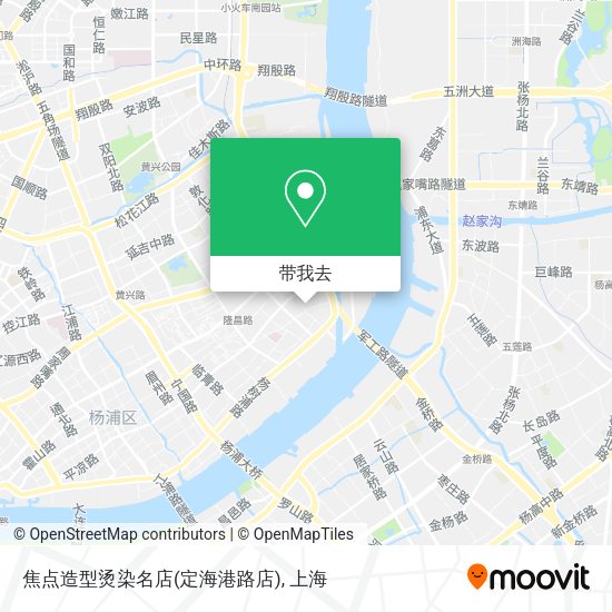焦点造型烫染名店(定海港路店)地图
