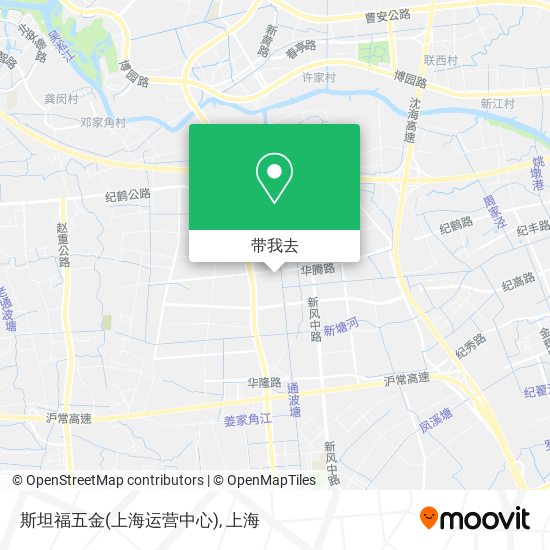 斯坦福五金(上海运营中心)地图