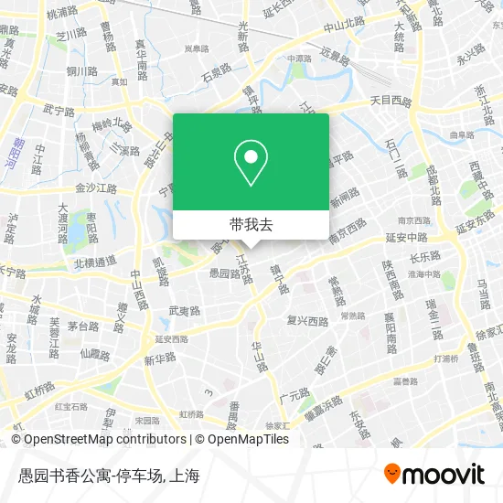 愚园书香公寓-停车场地图
