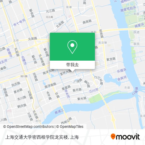 上海交通大学密西根学院龙宾楼地图