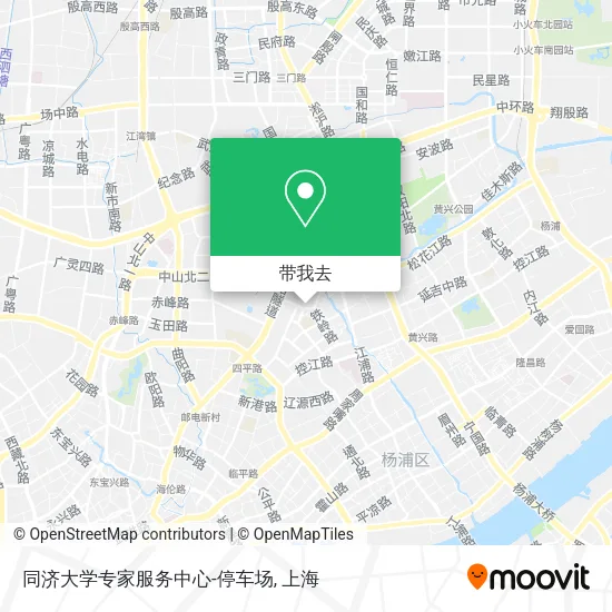 同济大学专家服务中心-停车场地图