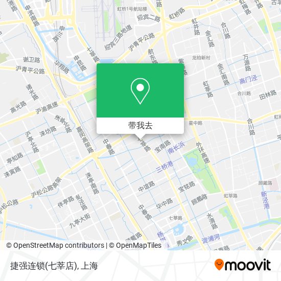 捷强连锁(七莘店)地图