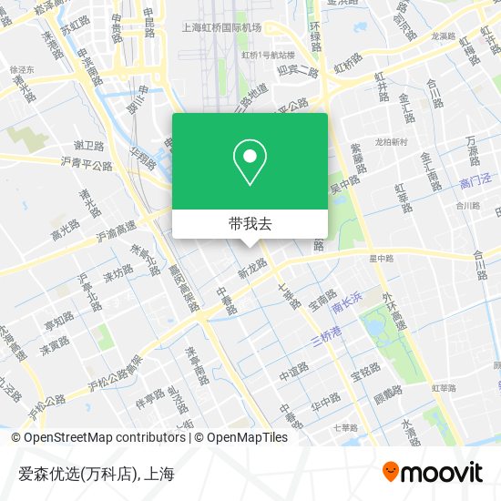 爱森优选(万科店)地图