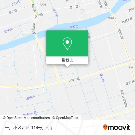 千汇小区西区-114号地图