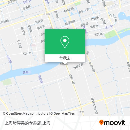 上海绪涛美的专卖店地图