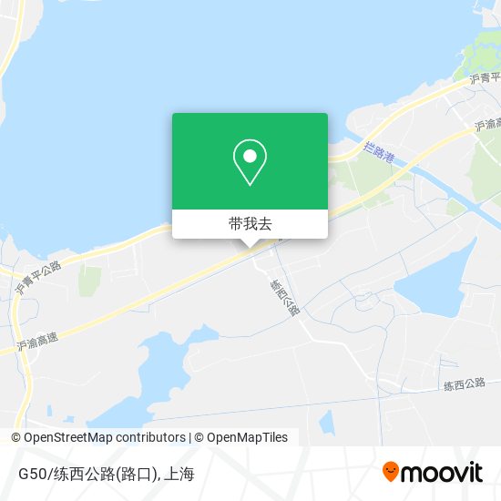 G50/练西公路(路口)地图