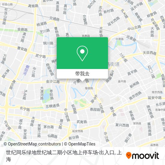 世纪同乐绿地世纪城二期小区地上停车场-出入口地图