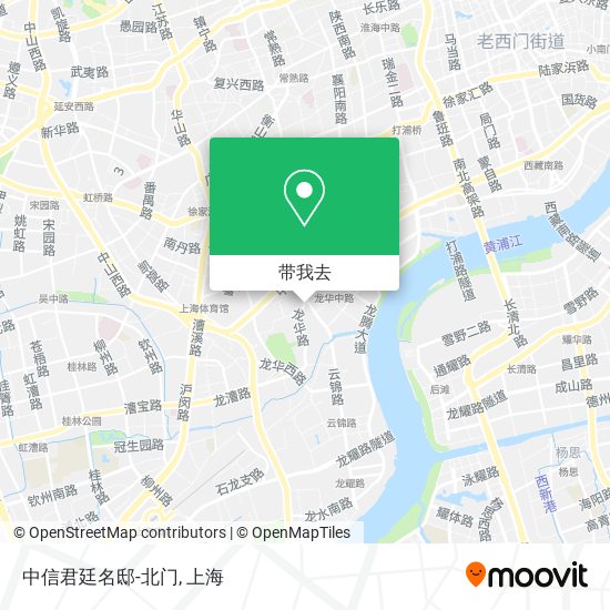 中信君廷名邸-北门地图