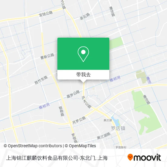 上海锦江麒麟饮料食品有限公司-东北门地图