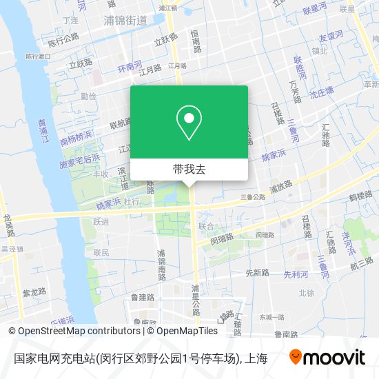 国家电网充电站(闵行区郊野公园1号停车场)地图