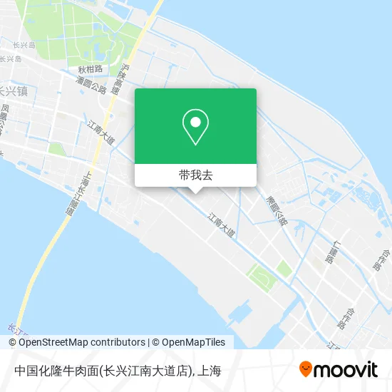 中国化隆牛肉面(长兴江南大道店)地图