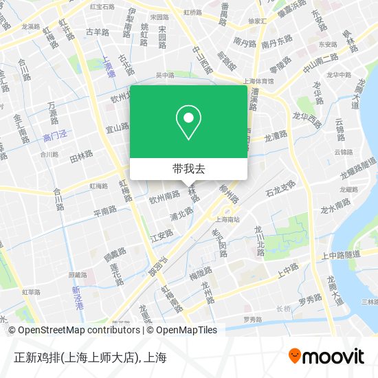 正新鸡排(上海上师大店)地图