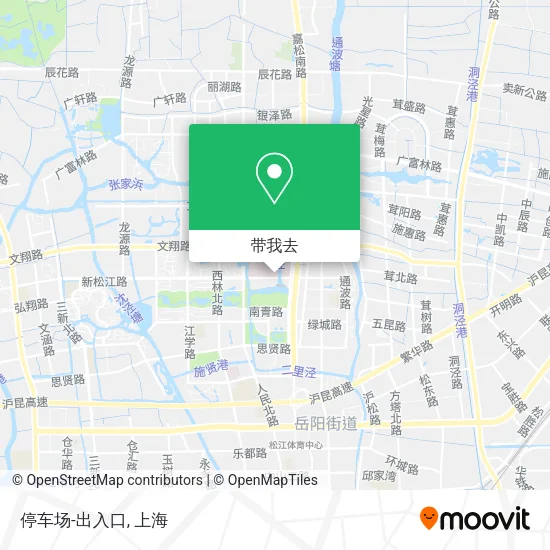 停车场-出入口地图
