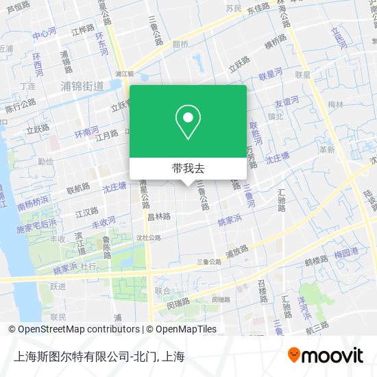 上海斯图尔特有限公司-北门地图