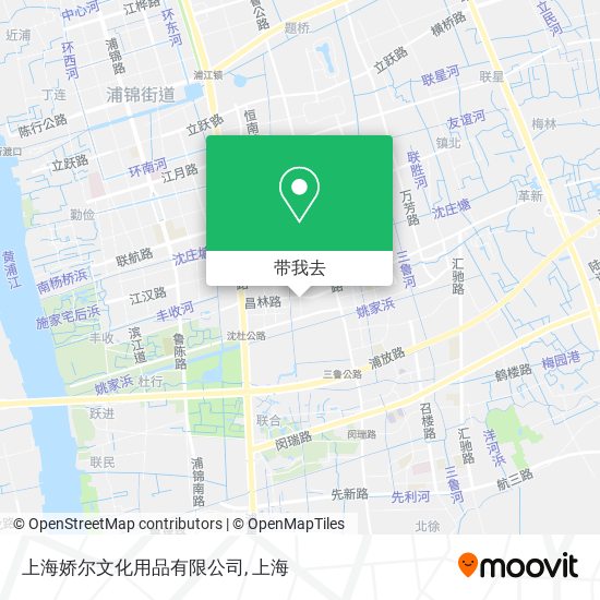 上海娇尔文化用品有限公司地图