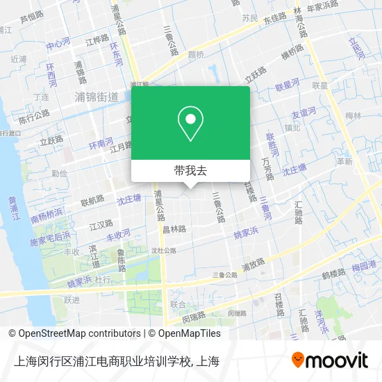 上海闵行区浦江电商职业培训学校地图