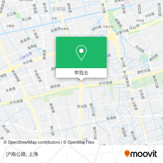 沪南公路地图