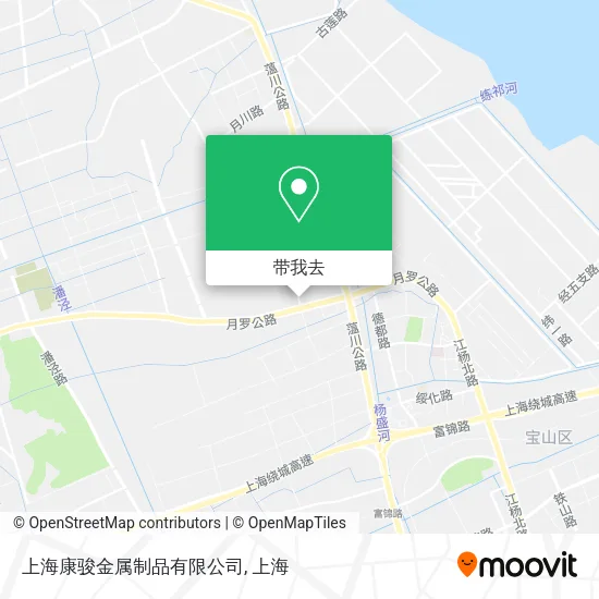 上海康骏金属制品有限公司地图