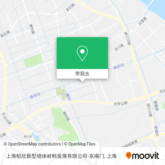 上海郁欣新型墙体材料发展有限公司-东南门地图