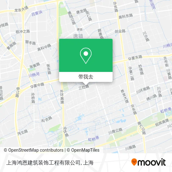 上海鸿恩建筑装饰工程有限公司地图