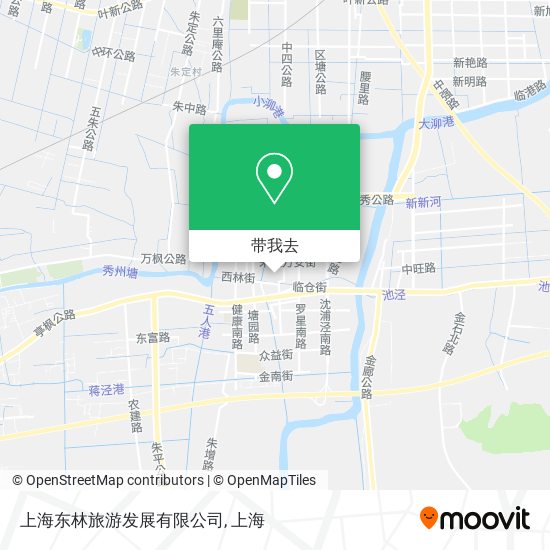 上海东林旅游发展有限公司地图