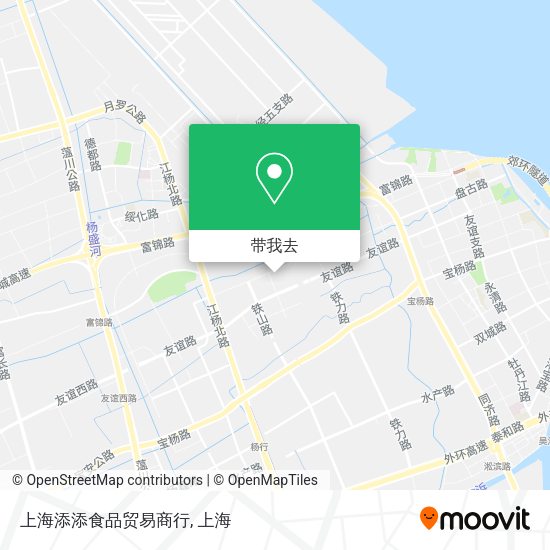 上海添添食品贸易商行地图