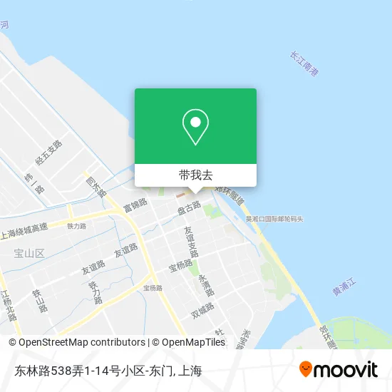 东林路538弄1-14号小区-东门地图