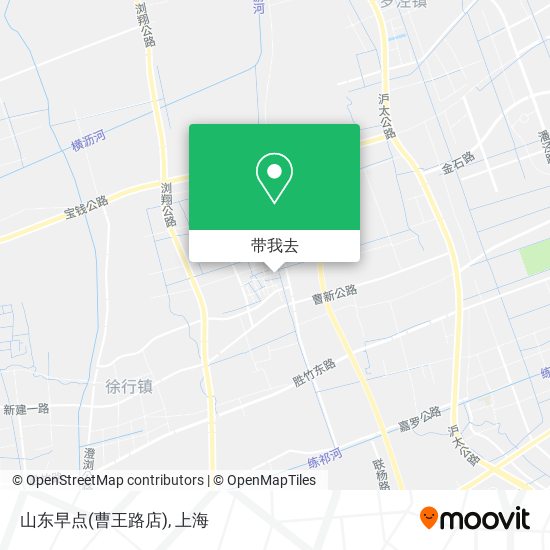 山东早点(曹王路店)地图